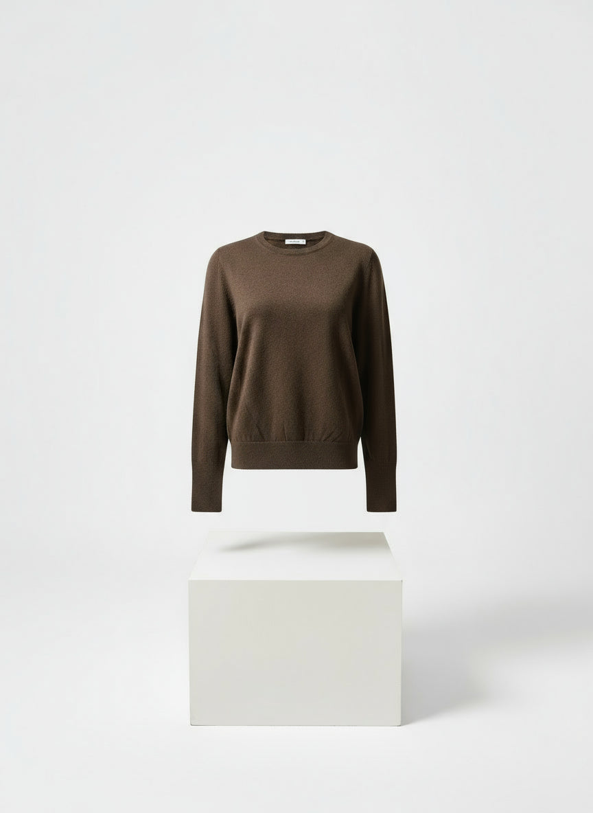 Kahverengi Basic Sweatshirt