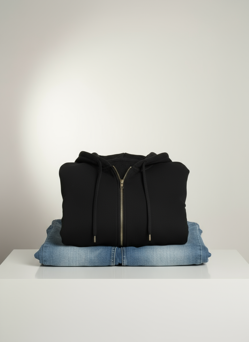 Bej jogger beyaz tişört kombinasyonu - Crux Giyim"