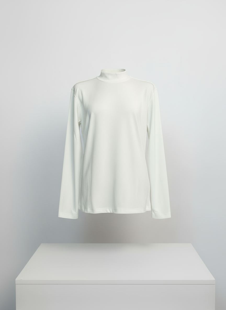 Beyaz balıkçı yaka kazak klasik kesim - Crux Giyim"