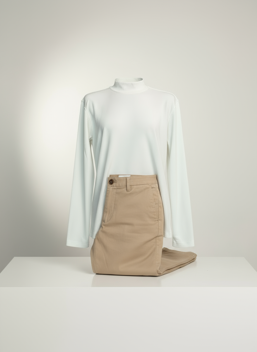 BALIKÇI YAKA KAZAK-BEYAZ