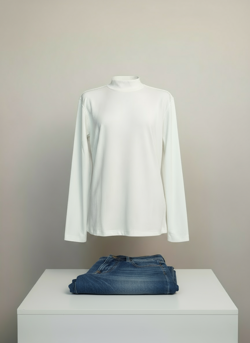 BALIKÇI YAKA KAZAK-BEYAZ