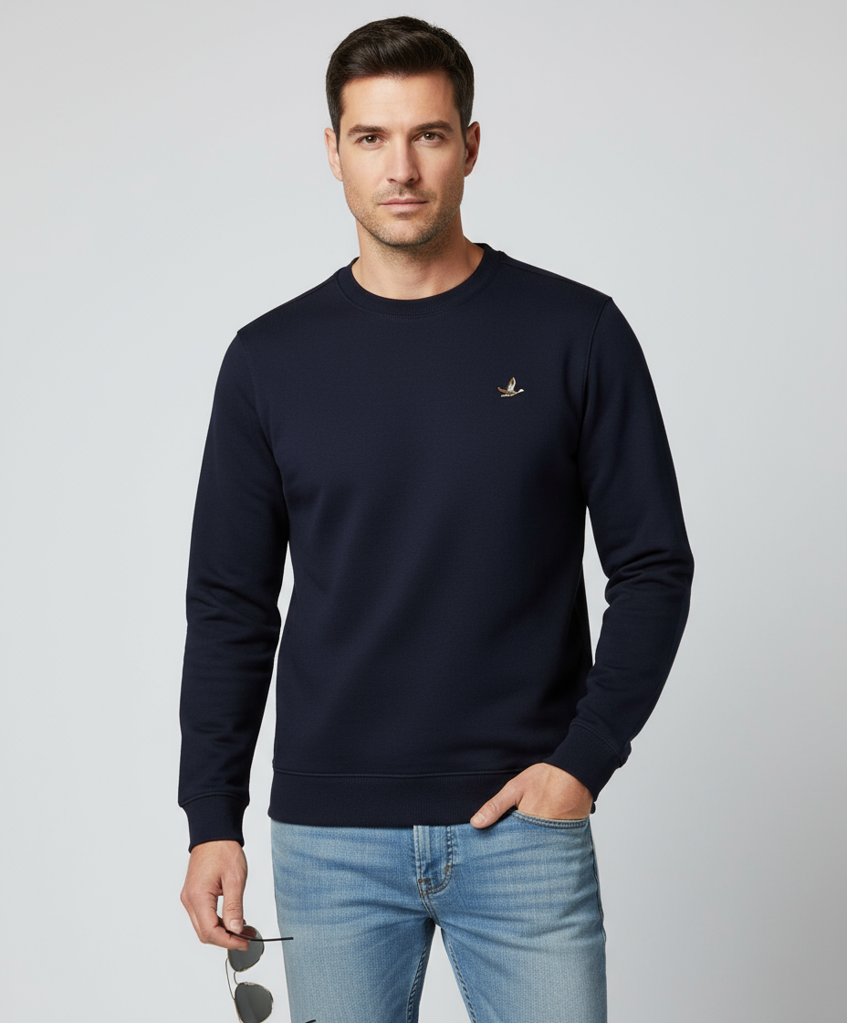 ERKEK SWEATSHIRT-LACİVERT