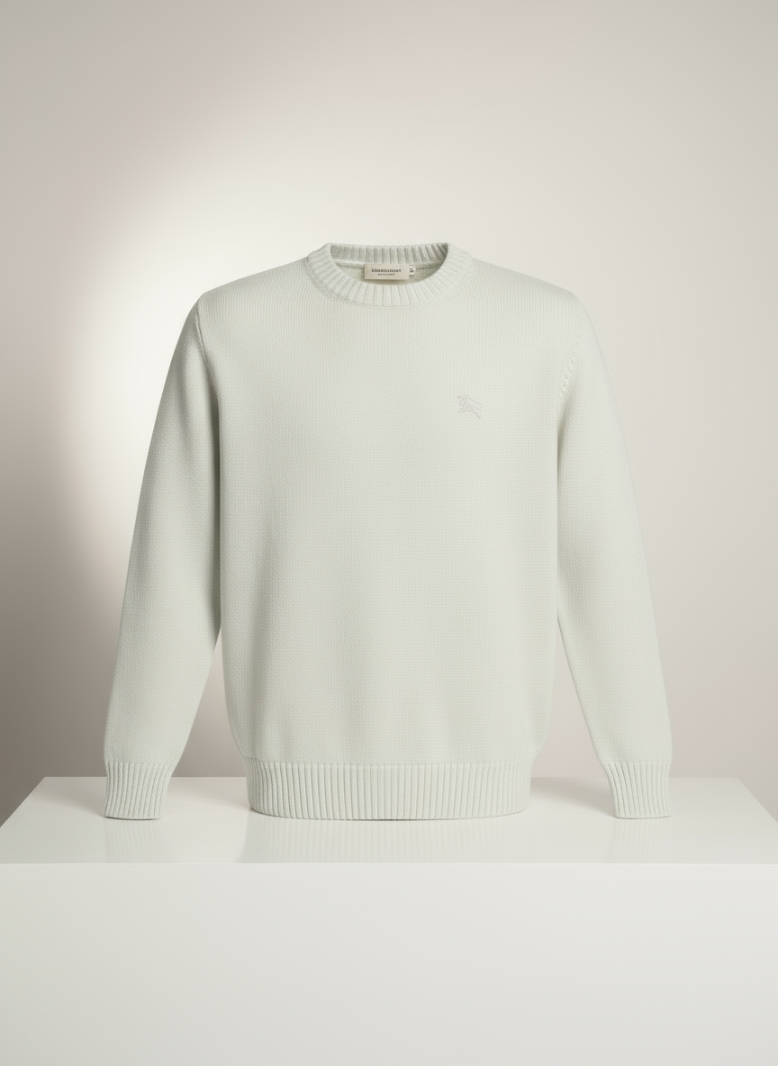 Bej basic sweatshirt profesyonel ürün görseli - Crux Giyim