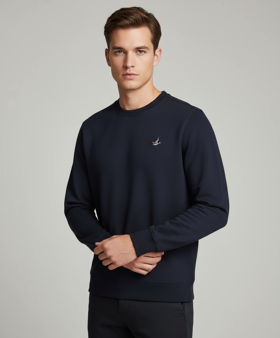 ERKEK SWEATSHIRT-SİYAH